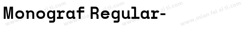 Monograf Regular字体转换